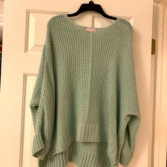 Pink Lily Sweaters - Blue sweater